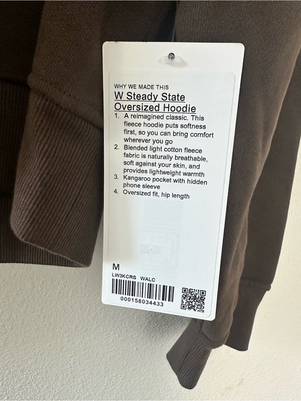 Lululemon Women’s Steady State Oversized Hoodie. New! Price firm - Picture 3 of 6